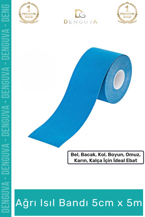 #IsılBandı Kırmızı Kore Ginseng Glukozamin Gümüş İyon Vitamin Etkili Kalça Ağrı IsıI Bandı 5cm x 5m