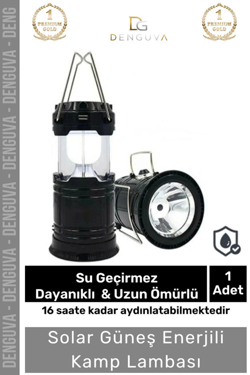 #ŞarjlıLamba Güneş Enerjili Avcı Feneri Fonksiyonlu Kamp Lambası Powerbank Şarjlı Işıldak Usb Şarj
