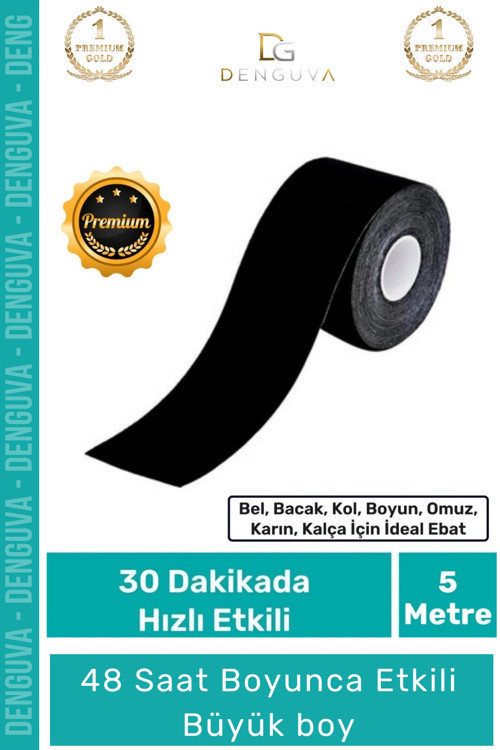 #AğrıBandı Kırmızı Kore Ginsengli Gümüş İyonlu Glukozaminli Destekleyici Ağrı IsıI Bandı 5cm x 5m