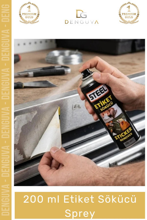 #EtiketSökücü Yapışkan Kalıntı Temizleyici Sticker İz Giderici Profesyonel 200 ml Etiket Sökücü Spre