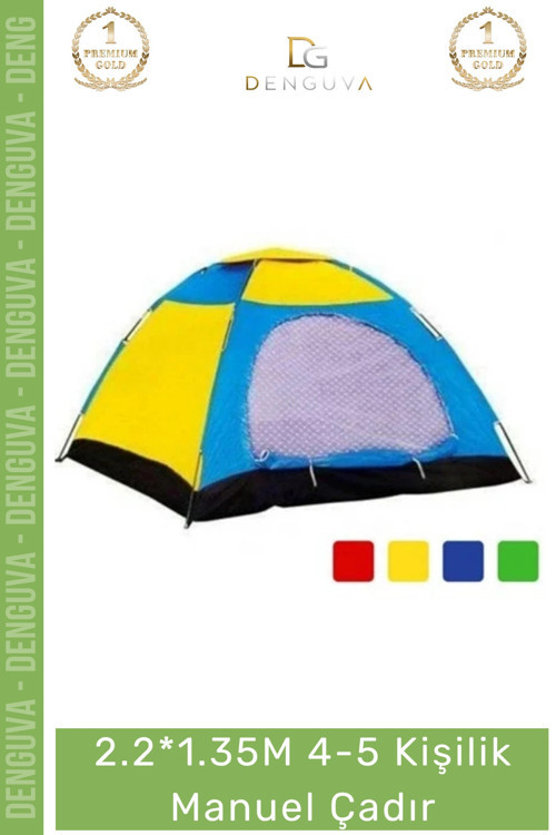 #KampÇadırı Kamp Doğa Outdoor Su Geçirmez Dayanıklı Konforlu Geniş Aile 4 - 5 Kişilik Manuel Çadır