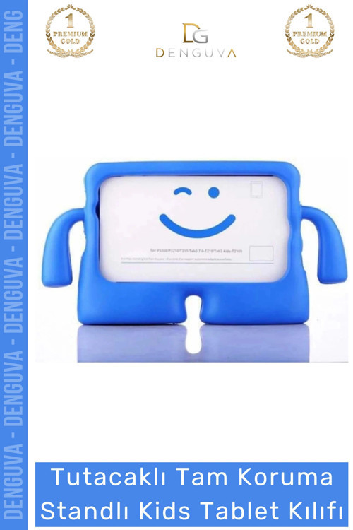 #TabletTutucu Apple iPad 7 8 9 Nesil 10 2 Inç Yumuşak Dokulu Tutacaklı Darbe Tam Koruma Standlı Kids