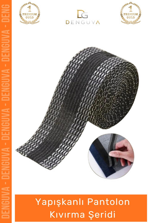 #PantolonKıvırma Polyester Esnek Dayanıklı Pratik Dikişsiz Paça Onarım Yapışkanlı Pantolon Kıvırma Ş