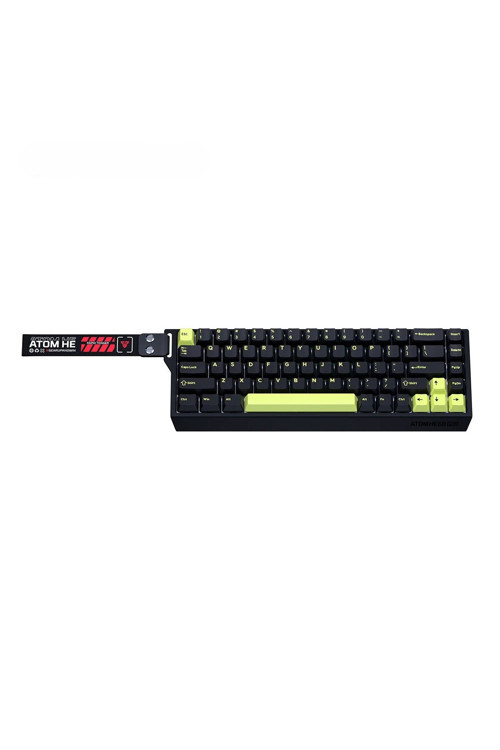 MK922 ATOM HE68 PRO Mori Edition Magnetic Emerald Switch 8K Hz Hall Effect Hotswap ARGB Kablosuz İngilizce Gaming Klavye