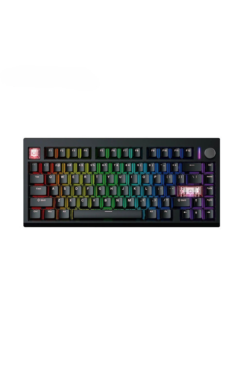 MK921 MAXFIT8 Black White Switch Hotswap RGB Kablosuz İngilizce Mekanik Gaming Klavye