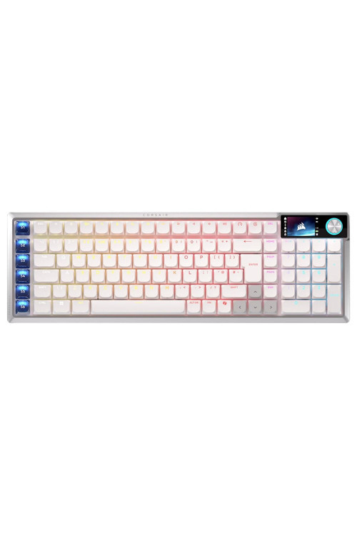 VANGUARD AIR 99 WIRELESS Beyaz OPX Low Profile Switch 8K Hz RGB Kablosuz İngilizce Mekanik Gaming Klavye (CH-91H901B-UK)