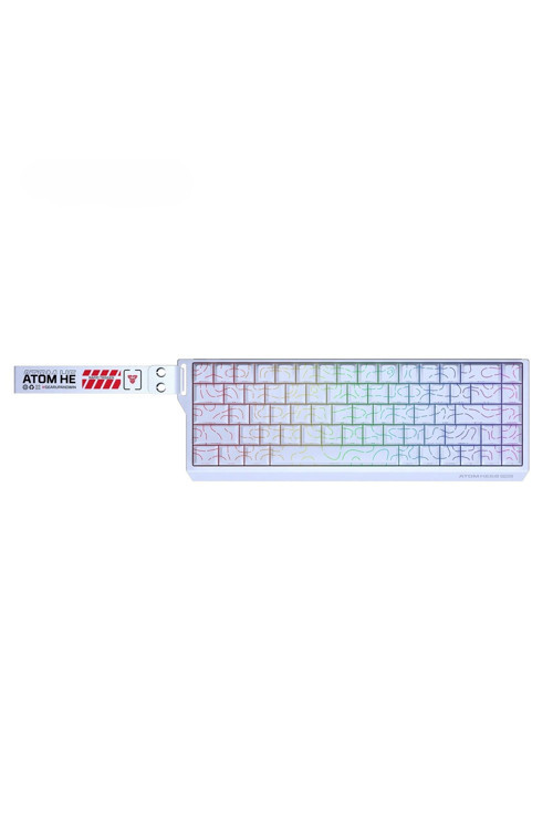 MK922 ATOM HE68 PRO Topo Edition Magnetic Emerald Switch 8K Hz Hall Effect Hotswap ARGB Kablosuz İngilizce Gaming Klavye
