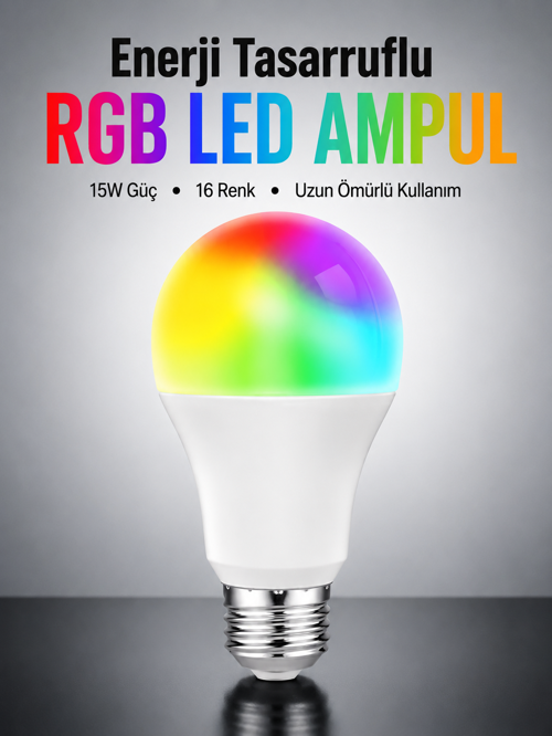 Enerji Verimli Akıllı Led Ampul, Uzaktan Özellikli