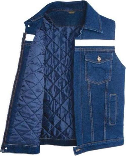 Kot İş Yeleği Kapitoneli Myform 9129 Sona Denim 12 Ons Renk Mavi