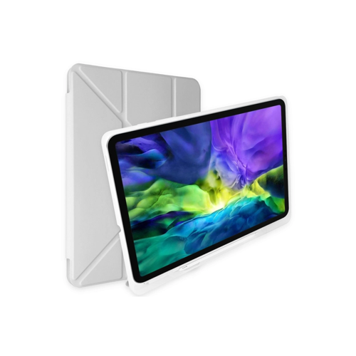 İpad 10.2 (8.Nesil) Kalemlikli Mars Kılıfı - Gri