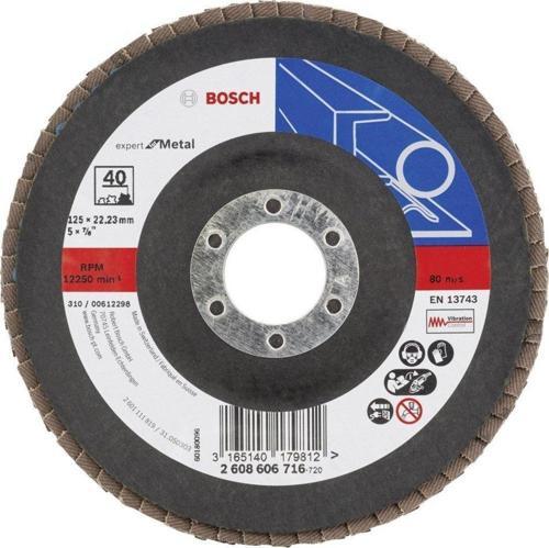 - 125 mm 40 Kum Expert Serisi Metal Flap Disk
