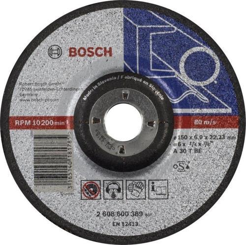 - 150*6,0 mm Expert Serisi Bombeli Metal Taşlama Diski (Taş)