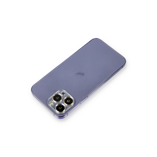 İphone 12 Metal Kamera Lens Koruma Cam - Gold