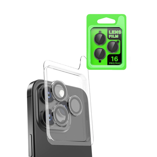 İphone 16 Raze Metal Kamera Lens - Siyah