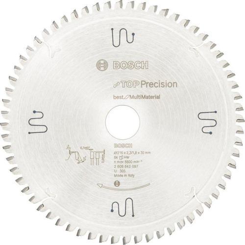 - Best Serisi Hassas Kesim Çoklu Malzeme için Daire Testere Bıçağı 216*30 mm 64 Diş