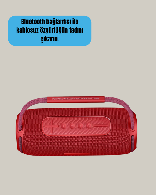 Hoparlör Rgb Işık Efektli Usb/Sd/Aux Destekli