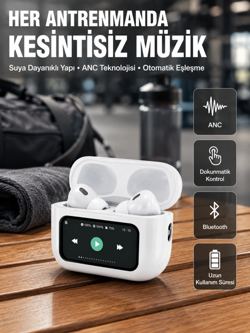 Otomatik Bağlantılı Anc Özellikli Su Ter Dayanıklı Yeni Nesil