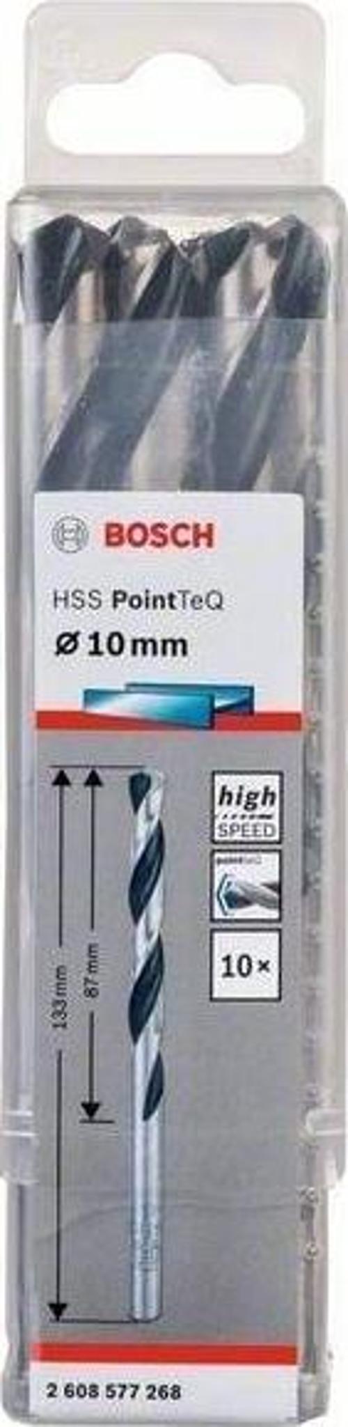 HSS PointTeQ Matkap Uç Metal 10x87x133mm 10 Parça