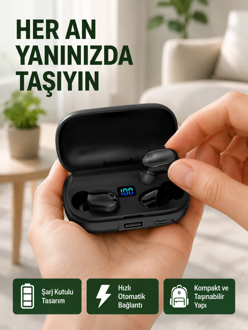 22 Kez İmkanı Sunan A10S Tws Stereo Yeni Nesil