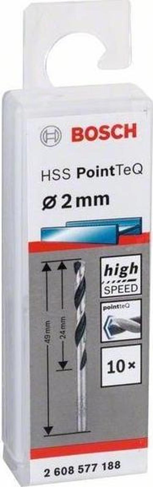 HSS PointTeQ Matkap Uç Metal 2x24x49mm 10 Parça