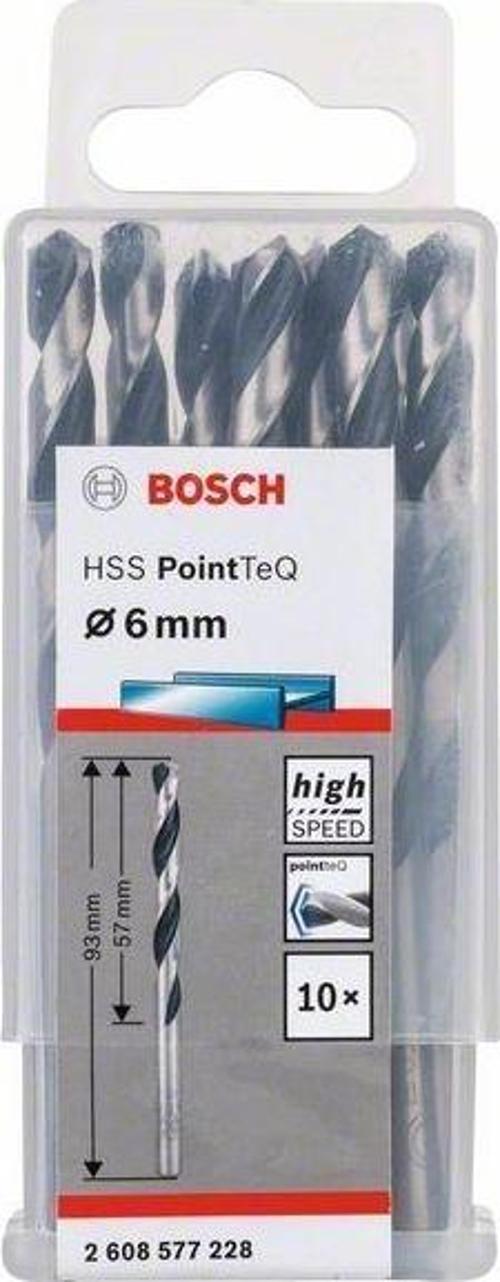 HSS PointTeQ Matkap Uç Metal 6x57x93mm 10 Parça