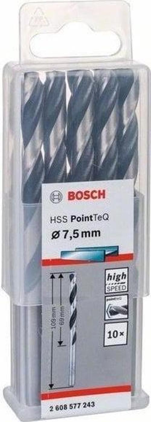 HSS PointTeQ Matkap Uç Metal 7.5x69x109mm 10 Parça