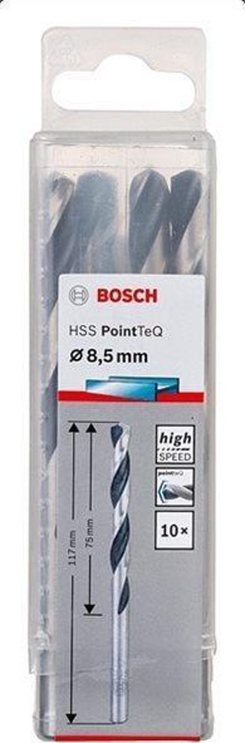 HSS PointTeQ Matkap Uç Metal 8.5x75x117mm 10 Parça
