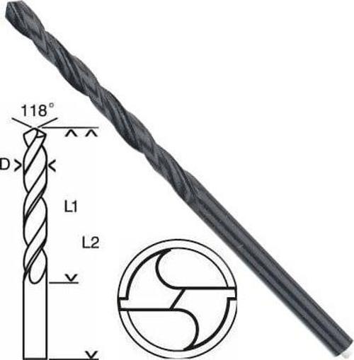 HSS-R Metal Matkap Uç 6x57x93mm
