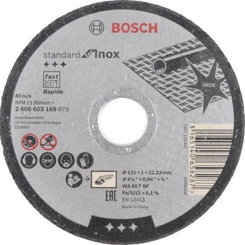Kesme Diski Inox 115x1mm Metal
