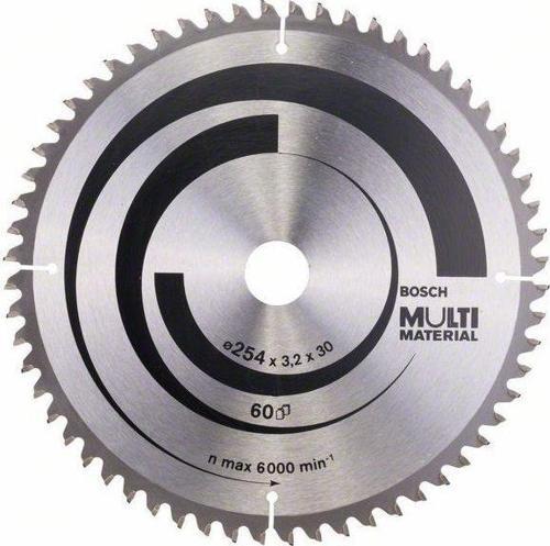 Multi Material Elmas Daire Testere Bıçağı Ahşap 254mm 60Diş