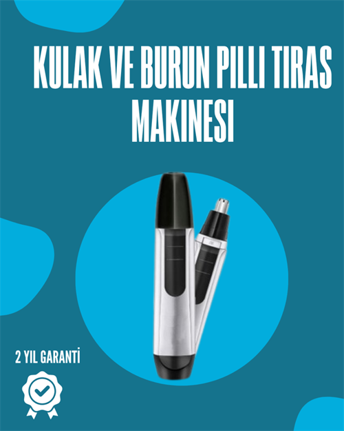 Pil Ile Çalışan Kulak, Burun Kaş Tımar