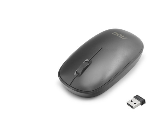 Büro Ev Ofis Bilgisayarı için Siyah 1200DPI Kablosuz Stil Optik Mouse