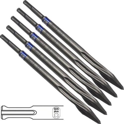 SDS-Plus Long Life Sivri Keski 250mm 5'li Paket