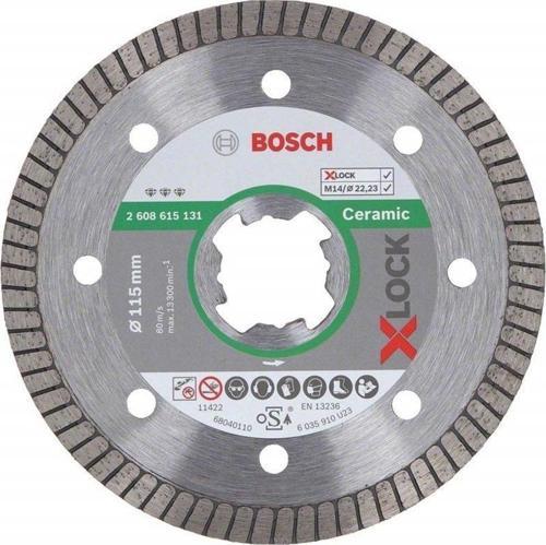 - X-LOCK - Best Serisi Seramik İçin, Extra Temiz Kesim Turbo Segman  Elmas Kesme Diski 115 mm