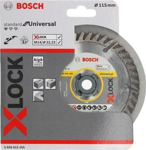 - X-LOCK - Standard Seri Genel Yapı Malzemeleri İçin Elmas Kesme Diski 115 mm