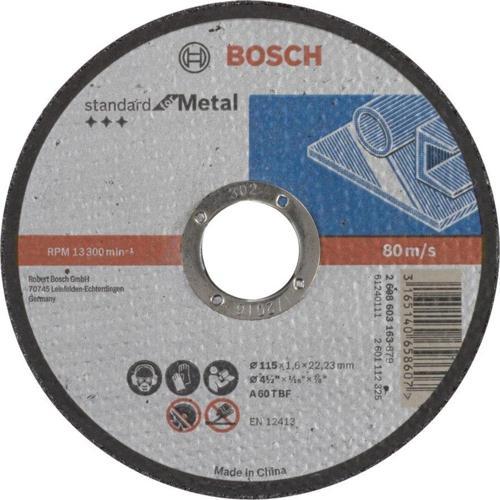 115*1,6 mm Standard for Metal Düz