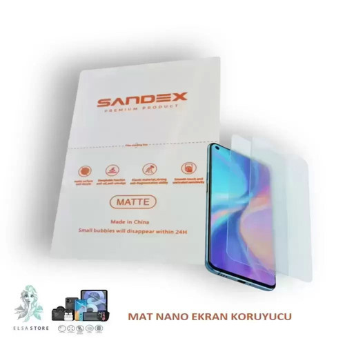 Omix X3 Uyumlu NANO Ekran Koruyucu Esnek ULTRA İnce SANDEX - MAT