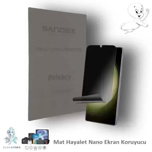 Zte FOCUS -5G- Uyumlu NANO Ekran Koruyucu Esnek ULTRA İnce SANDEX - MAT HAYALET