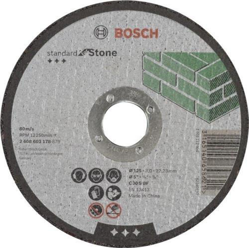 125*3,0 mm Standard for Stone Düz