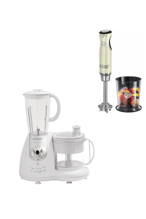 Ar1044 Mutfak Robotu Ve Russell Hobbs Tek Blender