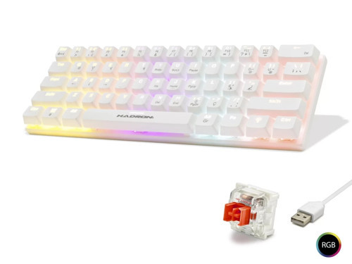 Mekanik Gaming Mini Klavye Red Switch Rgb - Beyaz G508R