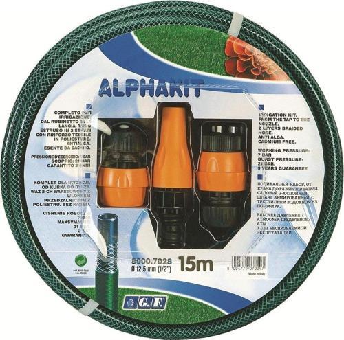 8000-7029 Alphakit Hortum Sulama Kiti 1/2'' 25 Metre