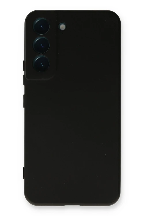 Samsung Galaxy S23 Plus Kılıf Nano içi Kadife Silikon - Siyah