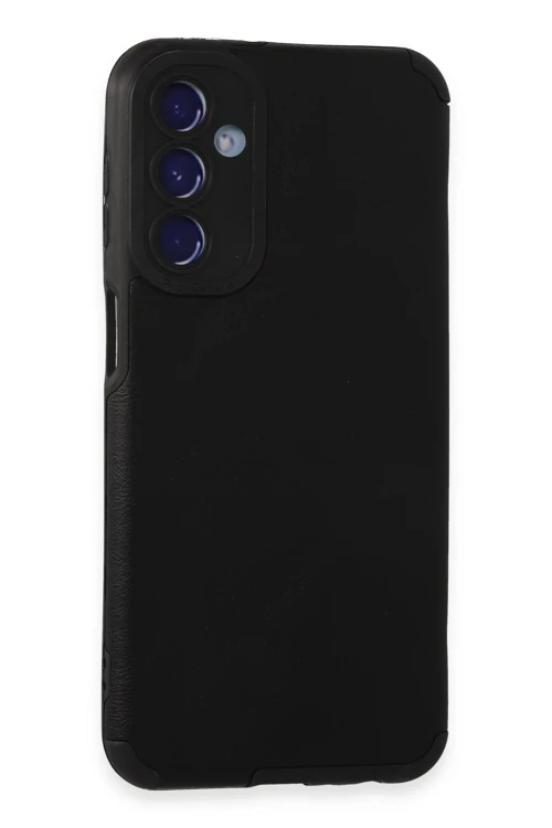 Samsung Galaxy M34 5G Kılıf Loop Deri Silikon - Siyah