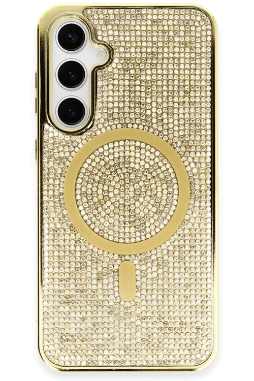 Samsung Galaxy S23 Kılıf Helen Magsafe Kapak - Gold