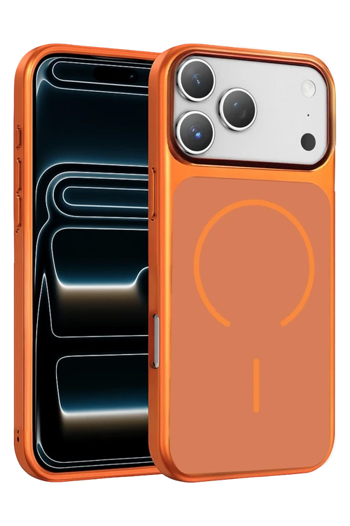 Apple iPhone 17 Pro Max Rush Magsafe Kapak - Turuncu