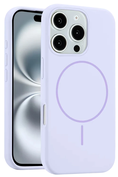Apple iPhone 16 Pro Max Kılıf Jully Magsafe Kapak - Lila