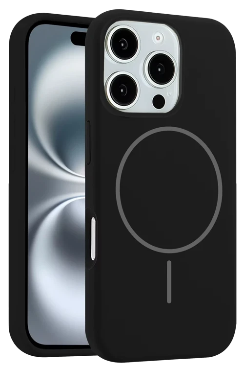 Apple iPhone 16 Pro Max Kılıf Jully Magsafe Kapak - Siyah