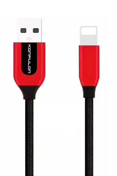 S51 Lightning Kablo iphone Uyumlu 1M 3A - Siyah