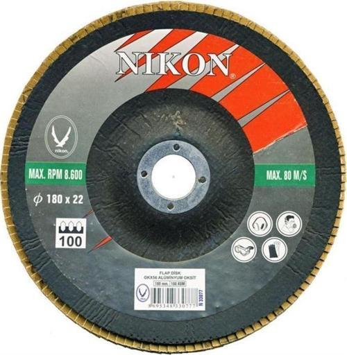 Flap Zmpara Diski Alüminyum Oksit 180mm 60 Kum Metal